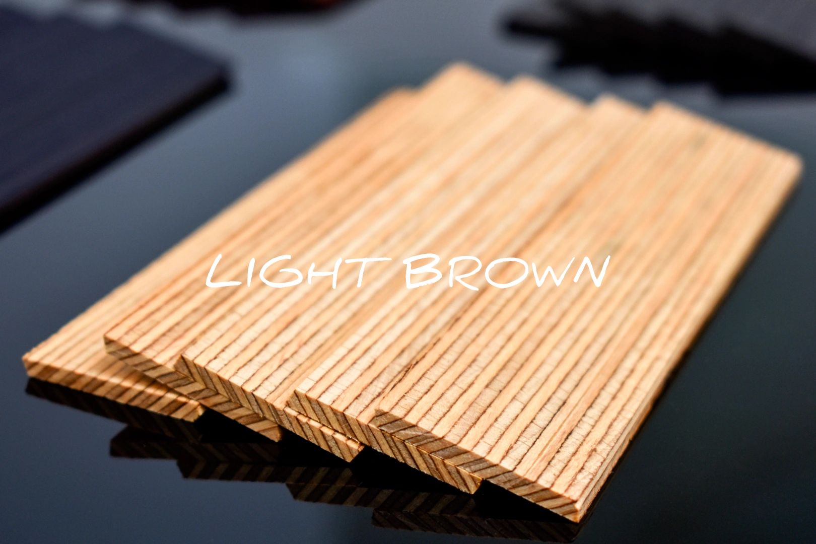 Wood color: light brown