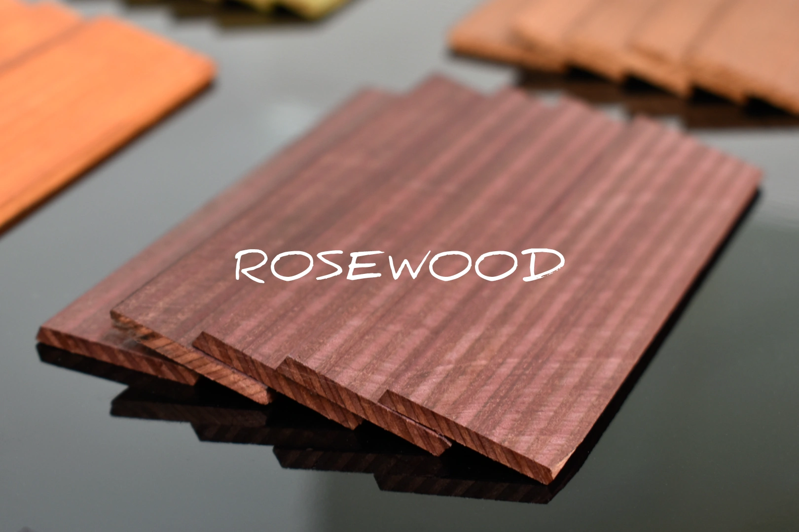 Wood color: rosewood